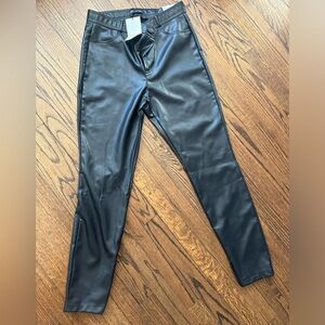 Leather high Rise Jean Legging